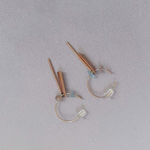 J.Estina Gemstone Gold Earring (New condition)